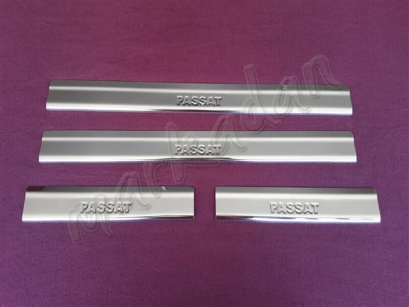 WOC Chrome VW Passat 3C Krom Kapı Eşiği 2005-2015 4 Parça Paslanmaz Çelik ürün görseli 1