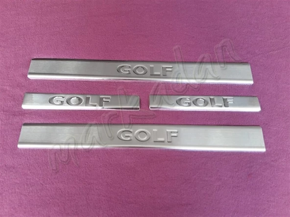 WOC Chrome VW Golf 5 Krom Kapı Eşiği 2004-2009 4 Parça Paslanmaz Çelik ürün görseli 1