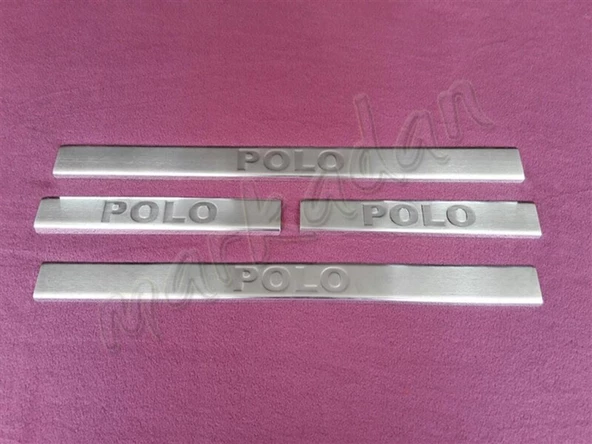 WOC Chrome VW Polo Krom Kapı Eşiği 2001-2009 4 Parça Paslanmaz Çelik ürün görseli 1