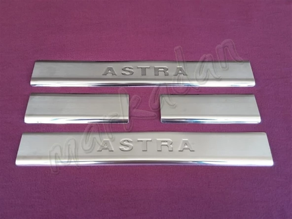 WOC Chrome Opel Astra J Krom Kapı Eşiği 2009-2016 4 Parça Paslanmaz Çelik ürün görseli 1