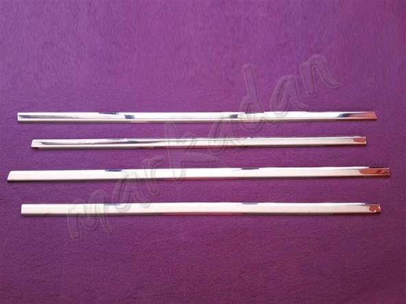 WOC Chrome Mitsubishi Lancer Krom Cam Çıtası 2008-2020 4 Parça Paslanmaz Çelik ürün görseli 1