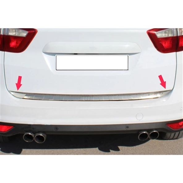 WOC Chrome Ford C-Max Krom Bagaj Alt Çıta 2010-2019 Paslanmaz Çelik ürün görseli 1