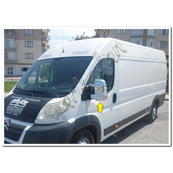 WOC Chrome Citroen Jumper Krom Ayna Kapağı 2006 Sonrası 2 Parça Abs Krom ürün görseli 1