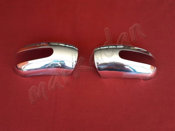 DB Chrome Mercedes ML W164 Krom Ayna Kapağı 2005-2011 2 Parça P.Çelik ürün görseli 1