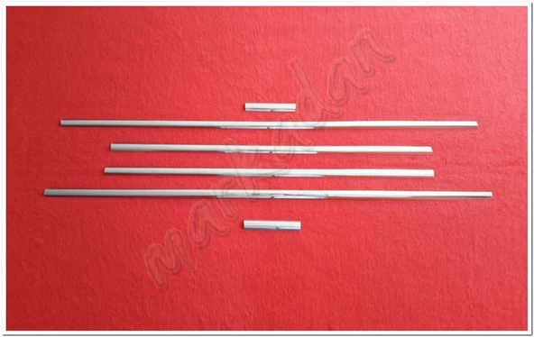 DB Chrome Hyundai i20 Cam Çıtası Nikelajı 2008-2014 6 Parça P.Çelik ürün görseli 1