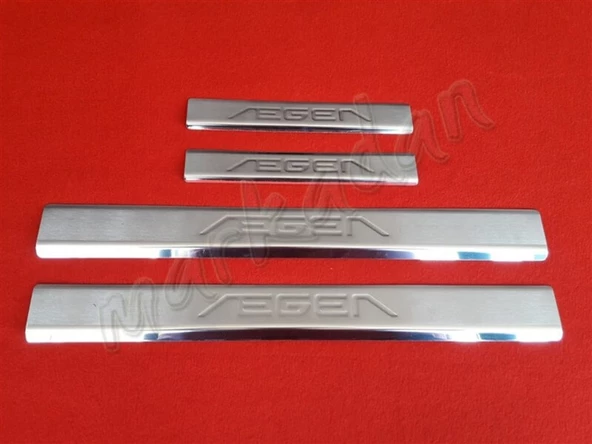 Markadan Fiat Egea Krom Kapı Eşiği 2015 Sonrası 4 Parça Paslanmaz Çelik ürün görseli 1