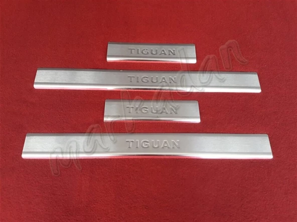 DB Chrome VW Tiguan Krom Kapı Eşiği 2016-2024 4 Parça Paslanmaz Çelik ürün görseli 1