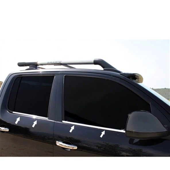Markadan VW Amarok Krom Cam Çıtası 2010-2021 4 Parça Paslanmaz Çelik ürün görseli 1