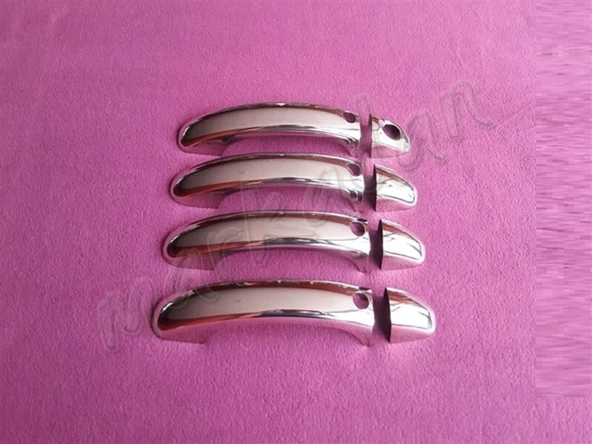 WOC Chrome VW Touareg Sensörlü Krom Kapı Kolu 2003-2007 4 Kapı Paslanmaz Çelik ürün görseli 1
