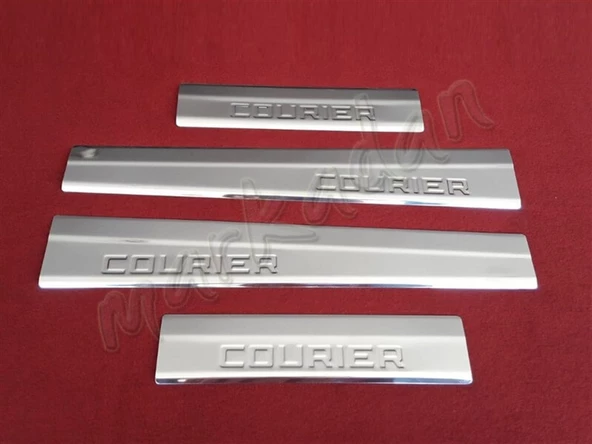 DB Chrome Ford Tourneo Courier Krom Kapı Eşiği 2014-2023 4 Parça P.Çelik ürün görseli 1