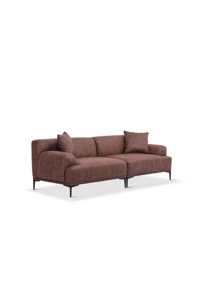 Vipa Home New York Üçlü Modül Koltuk, Comford Plus , Ofis Salon ve Oturma Odası için Kahverengi  3L+3R ürün görseli 1