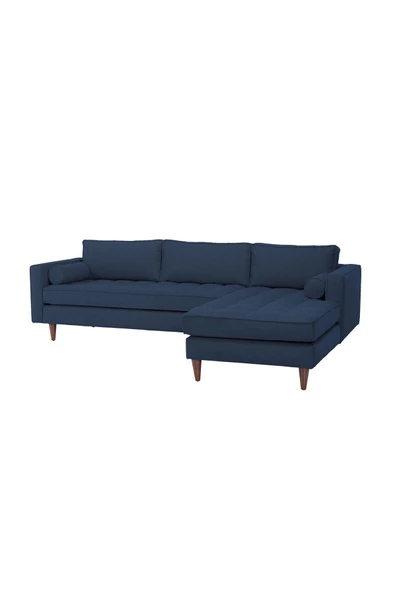 Vipa Home Vipa Rio Sağ Köşe 2+R L Köşe Koltuk, Modern Şık Comford İskandinav Tasarım, Oturma Odası Mavi Renk ürün görseli 1