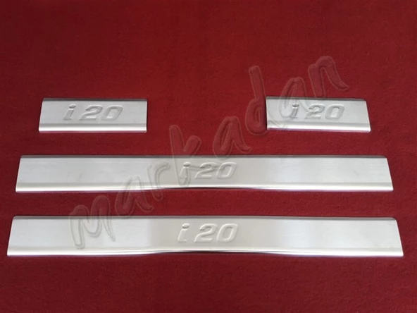DB Chrome Hyundai i20 Krom Kapı Eşiği 2014-2020 4 Parça P.Çelik ürün görseli 1