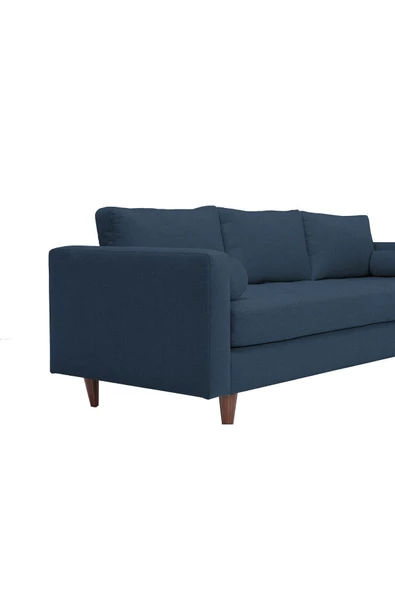 Vipa Home Vipa Minnesota Dayanıklı Modern İskandinav Tasarım Rahat Konforlu Üçlü Koltuk, Lacivert ürün görseli 1