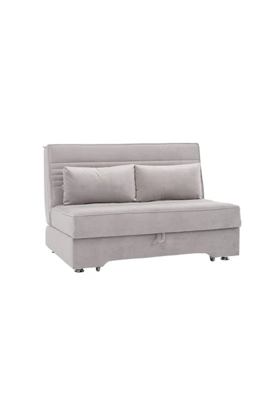 Vipa Home Vipa Madrid İkili Yataklı Olabilen Rahat Fonksiyonel Kanepe, Açık Gri (Yatak Ölçüleri: 140x190 cm) ürün görseli 1