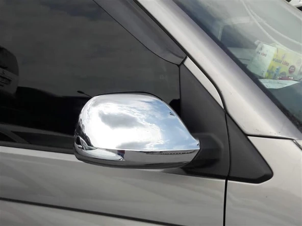 VW T5 Multivan Krom Ayna Kapağı 2010 Sonrası 2 Parça Abs Krom - Resim 5