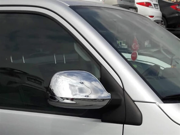 VW T5 Multivan Krom Ayna Kapağı 2010 Sonrası 2 Parça Abs Krom - Resim 3