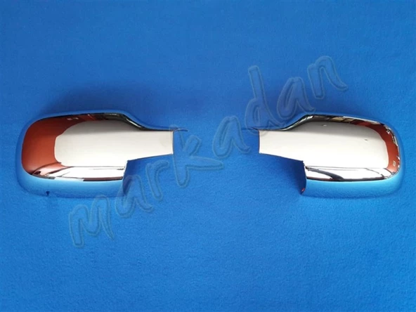 Renault Megane 2 Krom Ayna Kapağı 2004-2010 2 Parça Abs Krom ürün görseli 1