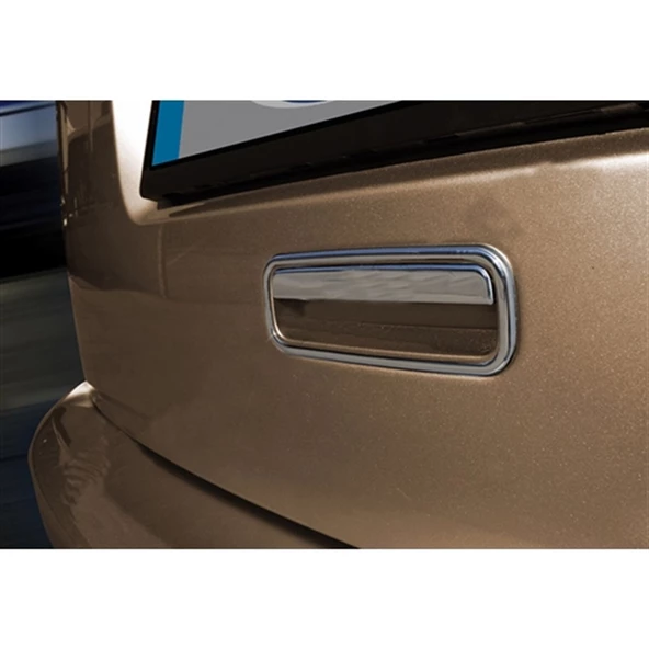 VW T5 Multivan Krom Bagaj Açma 2010-2014 2 Parça Paslanmaz Çelik - Resim 3