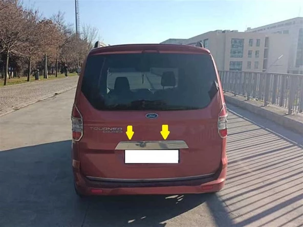 Markadan Ford Tourneo Courier Krom Bagaj Çıtası 2014-2023 Paslanmaz Çelik ürün görseli 1