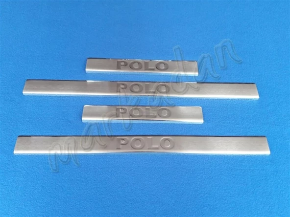 VW Polo Krom Kapı Eşiği 2001-2009 4 Parça Paslanmaz Çelik ürün görseli 1