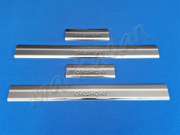Nissan Qashqai Krom Kapı Eşiği 2007-2014 4 Parça Paslanmaz Çelik ürün görseli 1