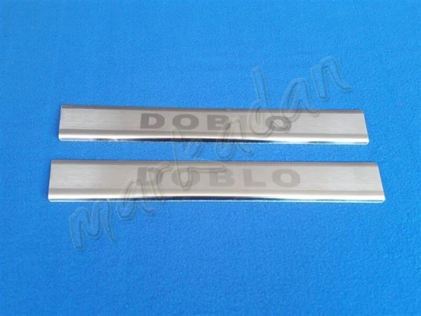 Fiat Doblo Krom Kapı Eşiği 2010-2023 2 Parça Paslanmaz Çelik ürün görseli 1