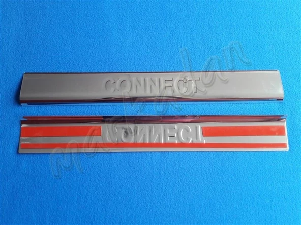 Ford Connect Krom Kapı Eşiği 2002-2014 2 Parça Paslanmaz Çelik - Resim 2