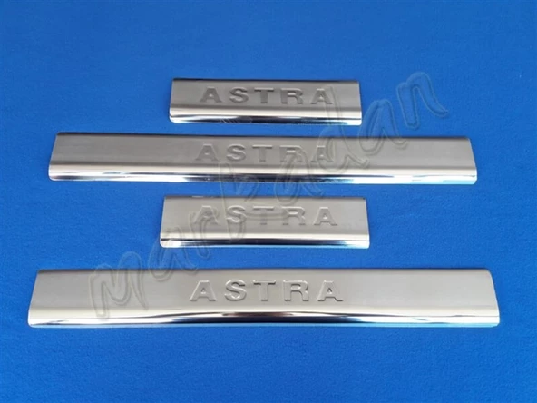 Opel Astra H Krom Kapı Eşiği 2004-2013 4 Parça Paslanmaz Çelik ürün görseli 1