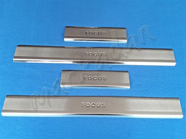 Ford Focus Krom Kapı Eşiği 1998-2005 4 Parça Paslanmaz Çelik ürün görseli 1