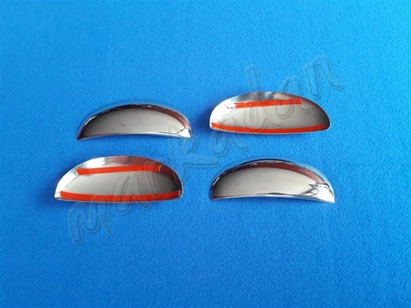 Peugeot 206 Krom Kapı Kolu 1998-2012 4 Kapı Paslanmaz Çelik - Resim 2