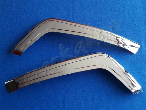 Fiat Doblo Krom Ön Tampon Kaşı 2010-2015 2 Parça Abs Krom ürün görseli 1