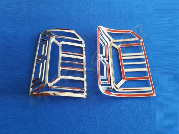 VW Caddy Krom Stop Çerçevesi 2015-2020 2 Parça Abs Krom - Resim 2