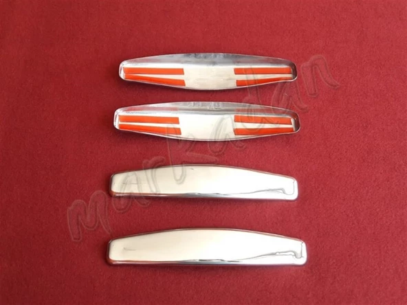 DB Chrome Dacia Sandero Kapı Kolu Nikelajı 2008-2012 4 Kapı P.Çelik - Resim 2