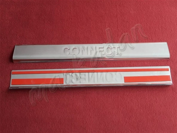 DB Chrome Ford Connect Krom Kapı Eşiği 2002-2014 2 Parça P.Çelik - Resim 2