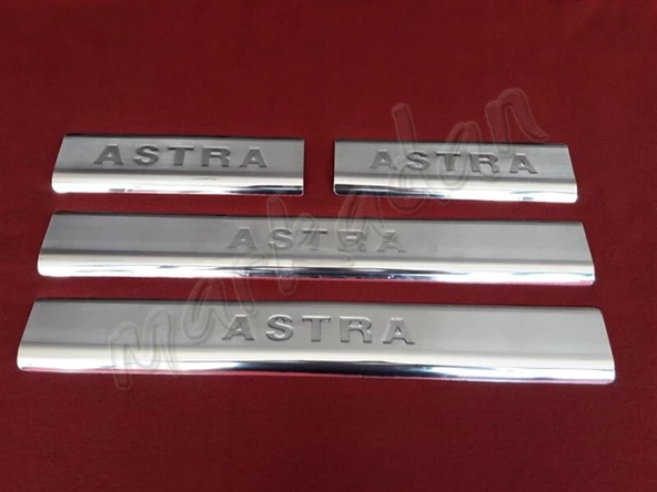 DB Chrome Opel Astra H Krom Kapı Eşiği 2004-2013 4 Parça P.Çelik ürün görseli 1