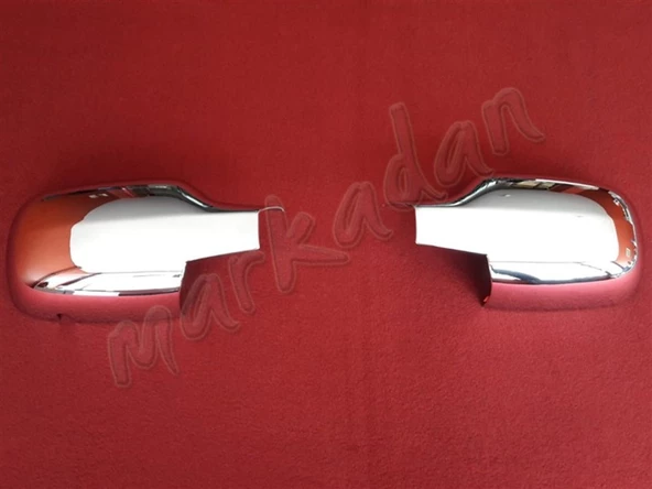 DB Chrome Renault Megane 2 Krom Ayna Kapağı 2004-2010 2 Parça Abs Krom ürün görseli 1