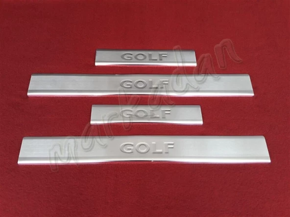 DB Chrome VW Golf 4 Krom Kapı Eşiği 1998-2004 4 Parça P.Çelik ürün görseli 1