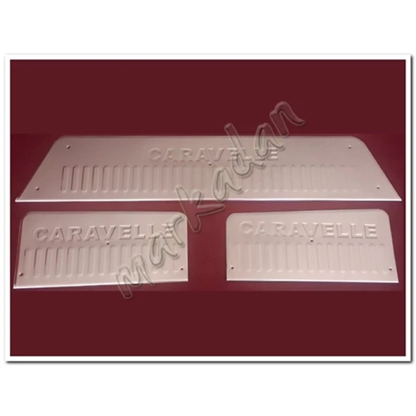 DB Chrome VW T5 Caravelle Krom Kapı Eşiği 2003-2014 3 Parça P.Çelik ürün görseli 1
