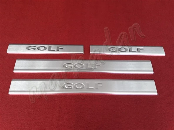 DB Chrome VW Golf 6 Krom Kapı Eşiği 2009-2012 4 Parça P.Çelik ürün görseli 1