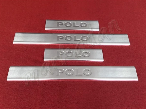 DB Chrome VW Polo Krom Kapı Eşiği 2009-2017 4 Parça P.Çelik ürün görseli 1