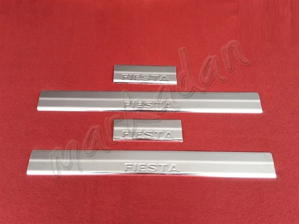 DB Chrome Ford Fiesta Krom Kapı Eşiği 2009-2017 4 Parça P.Çelik ürün görseli 1