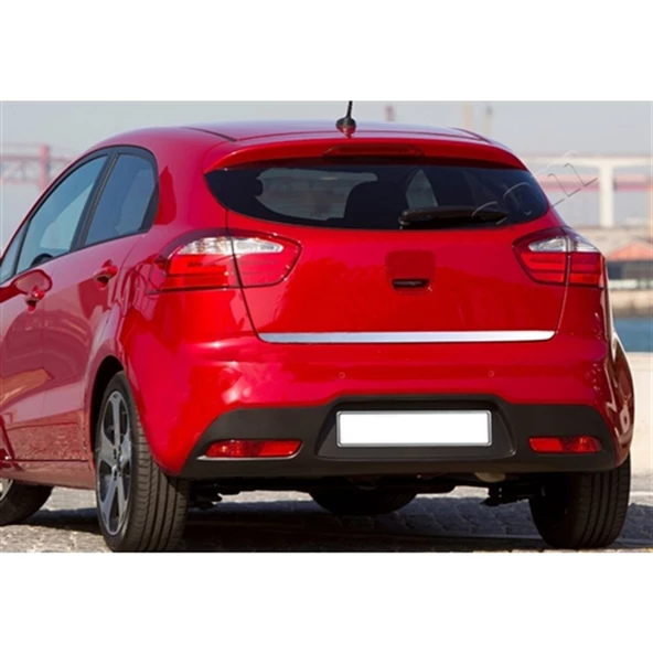 DB Chrome Kia Rio HB Krom Bagaj Alt Çıta 2011-2016 P.Çelik ürün görseli 1