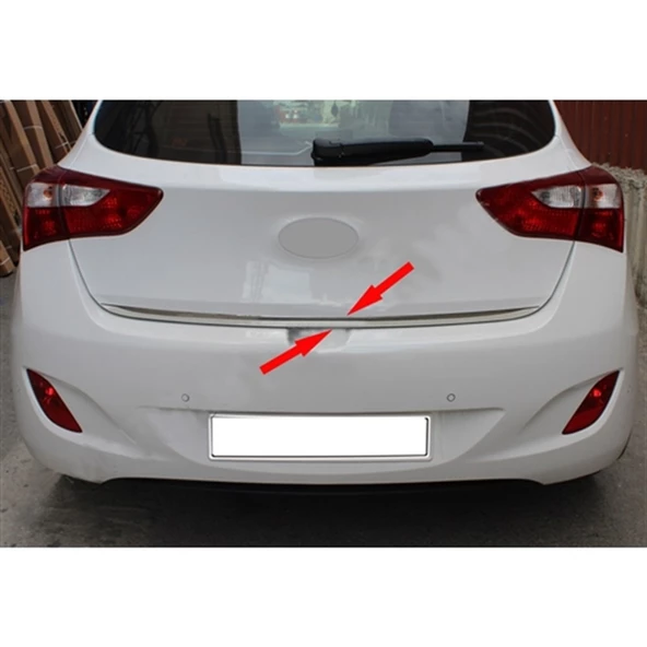 DB Chrome Hyundai i30 Krom Bagaj Alt Çıta 2012-2017 P.Çelik ürün görseli 1