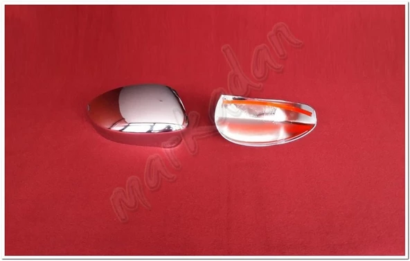 DB Chrome Fiat Linea Krom Ayna Kapağı 2006-2018 2 Parça ABS Krom ürün görseli 1