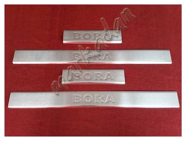 DB Chrome VW Bora Krom Kapı Eşiği 1998-2004 4 Parça P.Çelik ürün görseli 1