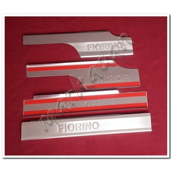DB Chrome Fiat Fiorino Krom İç Kapı Eşiği 2008 Sonrası 4 Parça P.Çelik ürün görseli 1