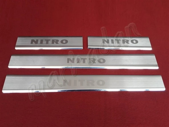 DB Chrome Dodge Nitro Krom Kapı Eşiği 2007-2012 4 Parça P.Çelik ürün görseli 1