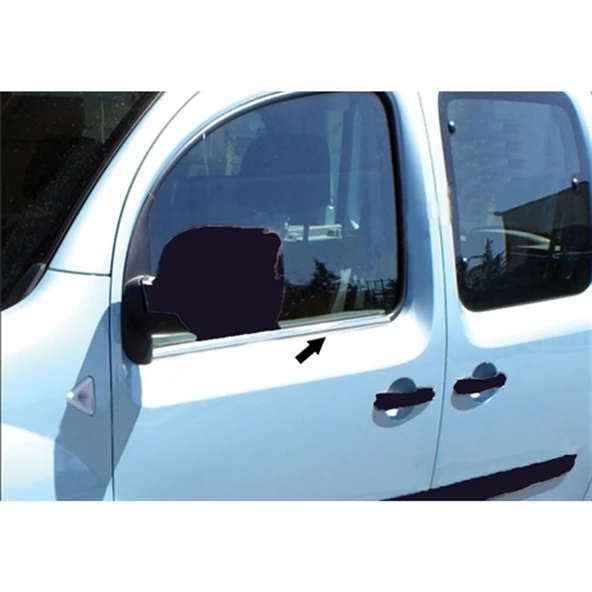 Markadan Mercedes Citan Krom Cam Çıtası 2013-2020 4 Parça Paslanmaz Çelik ürün görseli 1