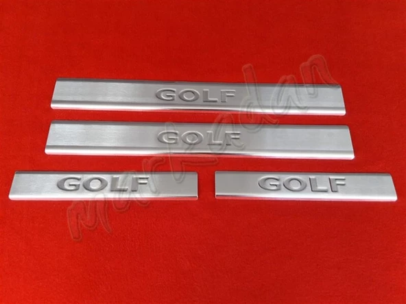 Markadan VW Golf 6 Krom Kapı Eşiği 2009-2012 4 Parça Paslanmaz Çelik ürün görseli 1